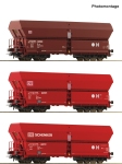 Roco 6600135 - H0 - 3-tlg. Set Selbstentladewagen, DB AG, Ep. VI